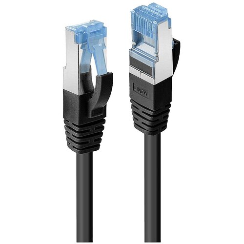 Lindy 47177 RJ45 omrežni kabel\, Patch kabel CAT 6 S/FTP 1.00 m črna 1 kos, (20419692) Cene