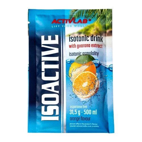 ACTIVLAB isoactive &amp;ndash; pomorandža guarana (31.5g) 20 kom Slike