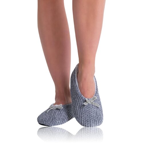 Bellinda HOME SHOES - Homemade Slippers - Gray Cene