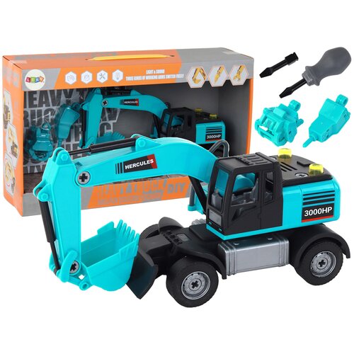  Excavator DIY Kit Blue Construction Vehicle Drill Rig Grapple Cijene