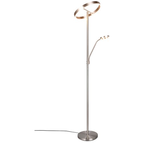  LED stoječa svetilka v srebrni barvi (vi&amp;scaron;ina 180 cm) Willis &amp;ndash; Slike
