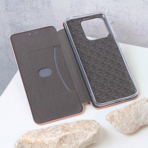  Maska  na preklop Teracell Flip Premium za Xiaomi Redmi 12C roze zlatna Cene