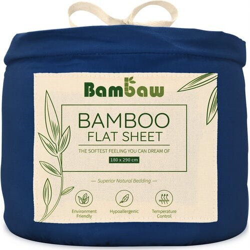 Bambaw Cozy Rjuha iz bambusa - 180 x 290 cm - Blue Navy Cene