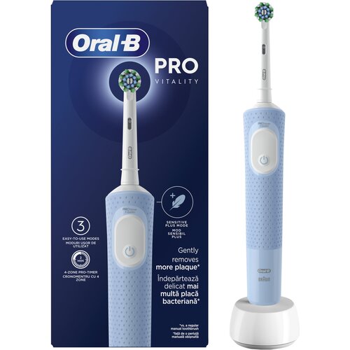 Oral-b električna četkica za zube vitality pro, plava Slike