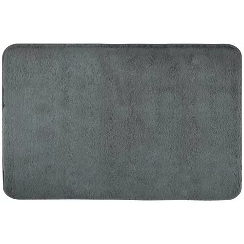 Wenko temno siva tekstilna kopalniška preproga 50x80 cm saravan – wenko
