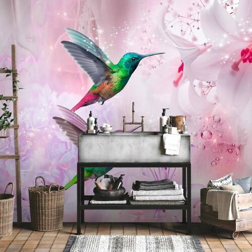  Foto tapeta - Colourful Hummingbirds (Purple) 300x210 Vodootporna Slike