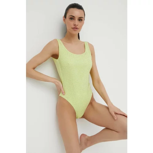 Guess Jednodijelni kupaći kostim boja: zelena, mekane košarice