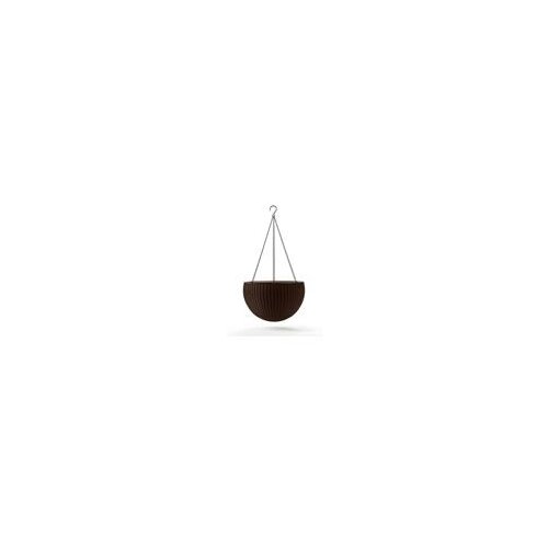Keter Hanging Sphere viseća tegla za cvijeće 8,6 L &amp;ndash; &amp;Oslash; 35 &amp;times; 22 cm, imitacija ratana, smeđa Slike