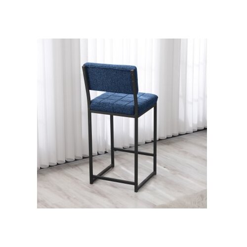 Hanah home barska stolica retro navy blue Slike
