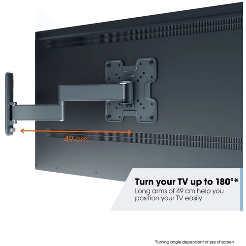 Vogels TVM 3245 schwarz TV-Wandhalterung 19-43", turn 180°, Vesa 200x200, max. 15 kg Cene