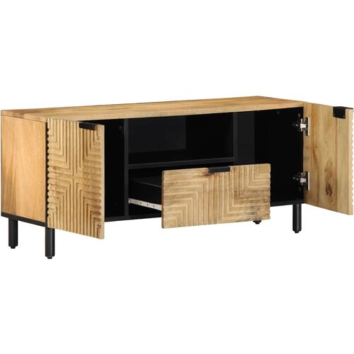 Maison Chic TV omarica - TV stojalo - Televizijska omarica rjava 105x33x46 cm masivni les Mango, (21700711) Cene