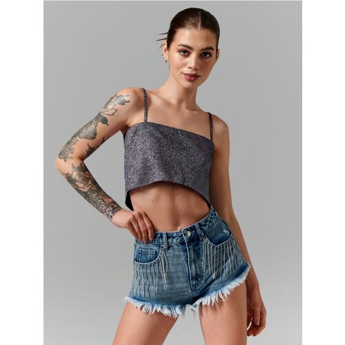 Sinsay ženski crop top u stilu negližea  ZB953-MLC Cijene
