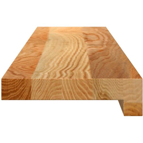  Prozorske klupice 2 kom svijetlosmeđe 80x15x2 cm masivne hrast Slike