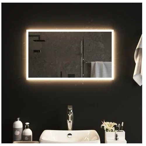 vidaXL LED kopalnisko ogledalo 70x40 cm