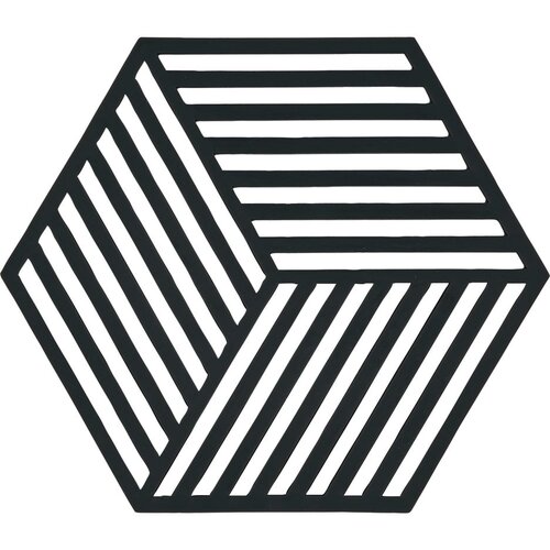 Zone padmetač za vrući lonac hexagon, crni Slike