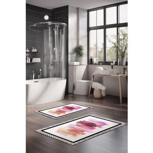  CT-5092 multicolor bathmat set (2 pieces) Cene