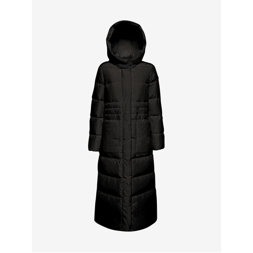 Geox Black Women's Quilted Winter Coat with Hood - Women Cijene