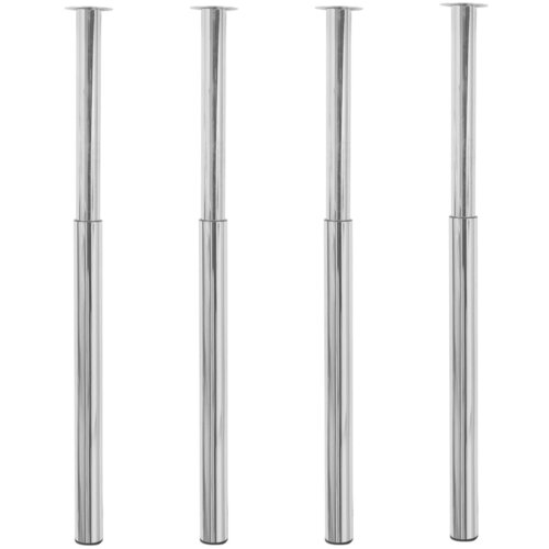 vidaXL Teleskopske noge za mizo 4 kosi kromirane 710-1100 mm Cene