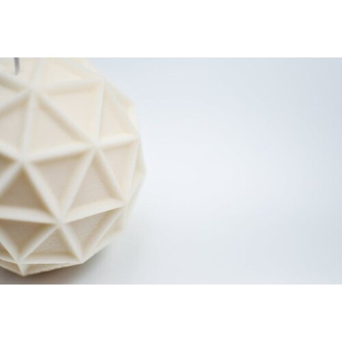 UP candle design EUCLID Skulpturalna ručno rađena dekorativna svijeća od prirodnog voska Slike
