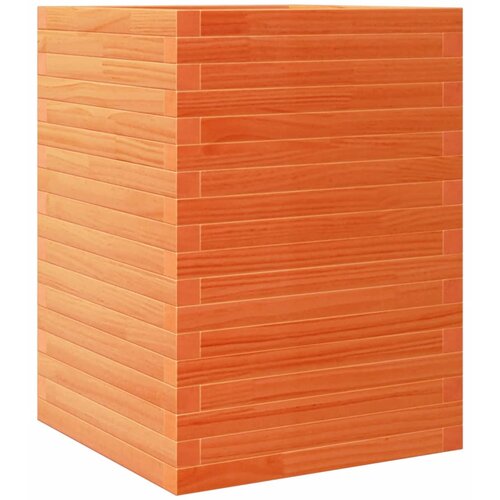 Maison Chic Vrtno cvetlično korito - Cvetlični Lonec vošč. rjavo 50x50x68,5 cm trdna borovina, (21789602) Cene