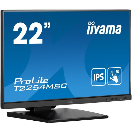 Iiyama 55.9cm/22&amp;ldquo; (1920x1080) ProLite T2254MSC-B1AG 16:9 FHD IPS Touch 4ms 60Hz HDMI DP Speaker Black Slike