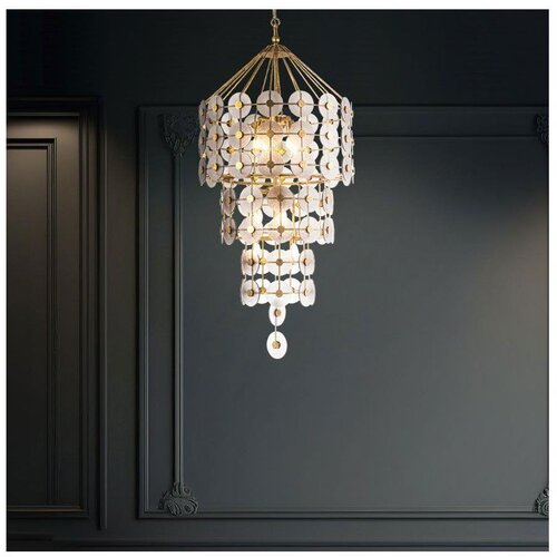 Quintiesse QN-MERIDIAN-9P-DG - Luster na lancu MERIDIAN 9xE14/40W/230V zlatna Cene