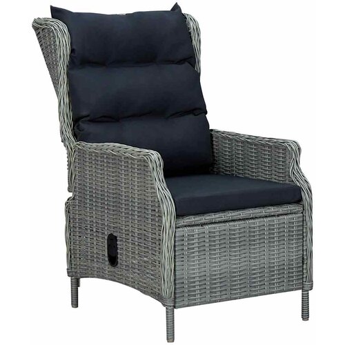  3-dijelni vrtni blagovaonski set svjetlosivi Siva Dužina stola 80 cm Slike