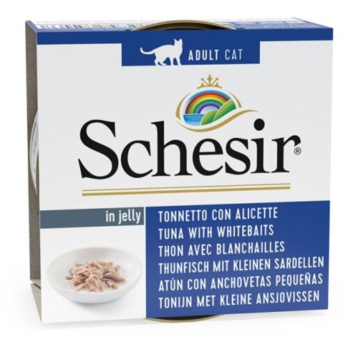 Schesir konzerva sa tunjevinom i inćunima u želeu za mačke adult 85g Cene
