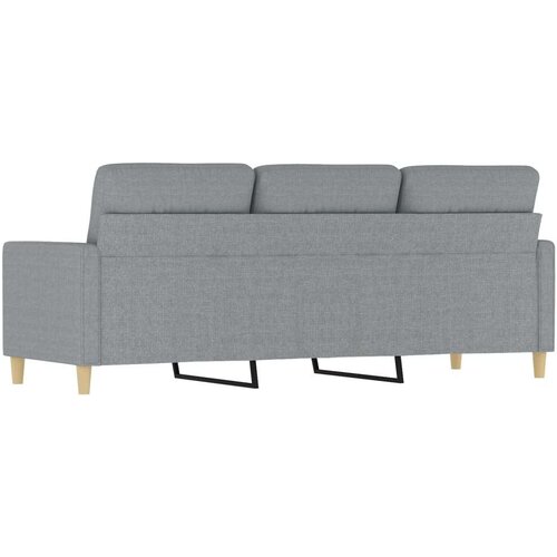  Trosjed od tkanine svjetlosivi 180 cm Slike