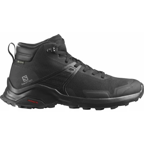 Salomon X RAISE MID GTX Muške planinarske cipele, crna, veličina 43 1/3