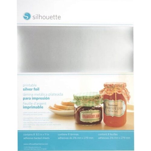 Silhouette Printable Foil Sticker Sheets, Gold Cene