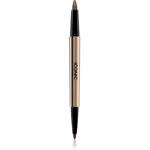 ICONIC London Smokey Eye Duo Kajal obojestranski svinčnik za oči odtenek Chocolate Brown 0.85 g Slike