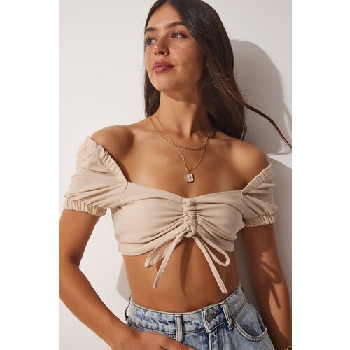  Blouse - Beige - Slim fit Cene