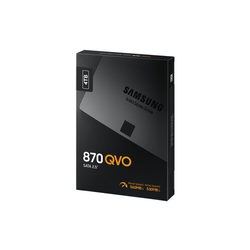 Samsung 870 QVO 4TB SSD, 2.5&amp;rdquo; 7mm, SATA 6Gb/s, Read/Write: 560 / 530 MB/s, Random Read/Write IOPS 98K/88K Slike
