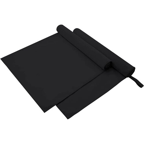 Sportski Ručnici 2 pcs Crna 180 x 90 cm Poliester i poliamid Cene