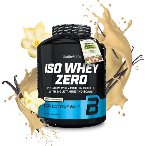 Biotechusa iso whey zero - premium proteinski prašak sa 25g proteina po serviranju - vanila 2.27kg Cene