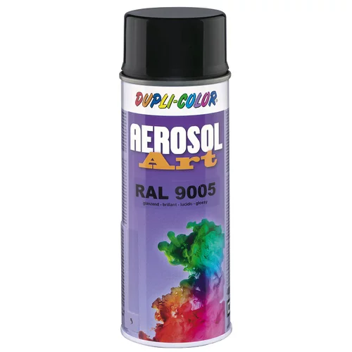 Dupli color aerosol Art Lak za raspršivanje RAL 9005 (Duboko crne boje, 400 ml, Sjaj)