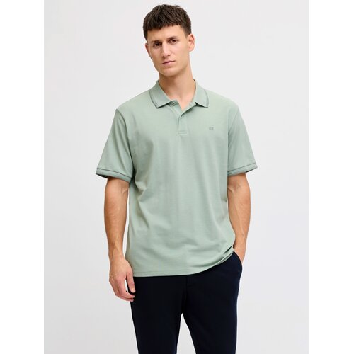 JJ Rebel Mu&amp;scaron;ka majica JREBZELL POLO SS SN, Zelena Slike