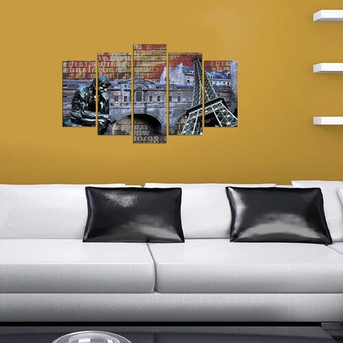 Wallity Set Slika 5PMX-004, 5 Delova Cene