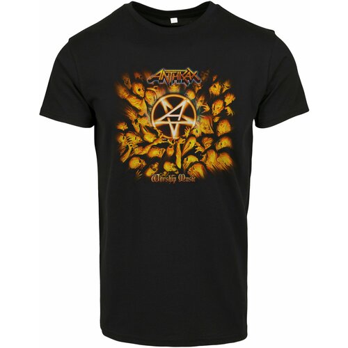 Merchcode Anthrax Worship Black T-Shirt Slike