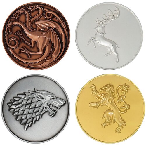 Fantec FANATTIK GAME OF THRONES Limited Edition Zbirka medaljonov Sigil, (21550876) Slike