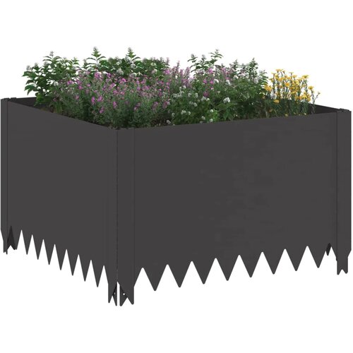  Ograda oko Travnjaka 60 x 60 x 35 cm Čelik Crna - Crna 60 x 60 x 35 cm 1 Cijene