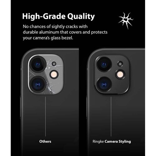 Ringke Camera Styling za iPhone 12 - črna Slike