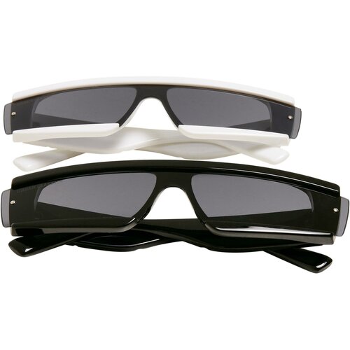 Urban Classics Accessoires Sunglasses Alabama 2-Pack Black/White Cene