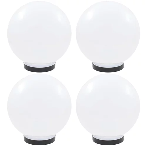 vidaXL LED okrogle svetilke 4 kosi krogle 25 cm PMMA