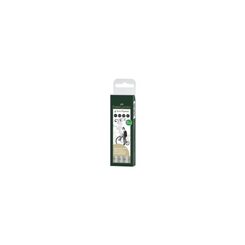 Faber-Castell Flomasteri Ecco Pigment, 4 komada Cene