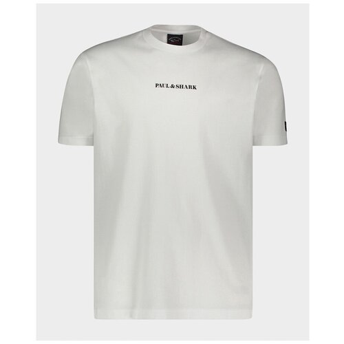 Paul&amp;amp;Shark Majice s kratkimi rokavi PAUL SHARK T-SHIRT 22411043 010 WHITE Bela Slike