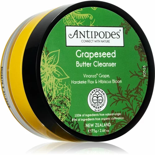 Antipodes Grapeseed maslo za popolno čiščenje obraza 75 g