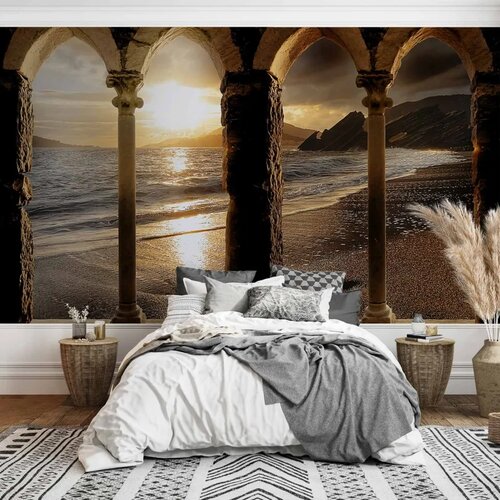  Foto tapeta - Castle on the beach 450x315 Cene