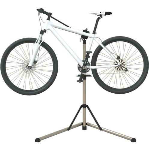 VidaXL Stalak za popravak bicikla sklopivi 102 - 160 cm aluminijski Slike